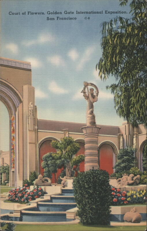 Court of Flowers, Golden Gate International Exposition San Francisco California
