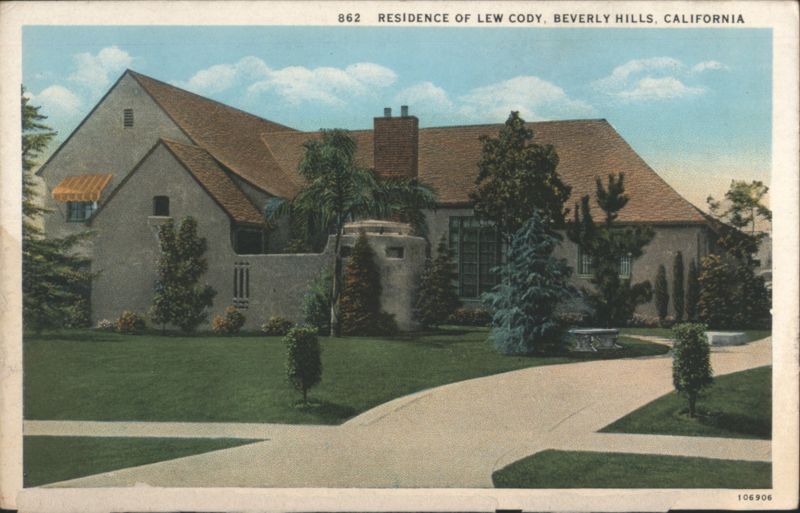 Residence of Lew Cody, Beverly Hills California