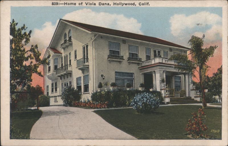Home of Viola Dana, Hollywood, Calif. California