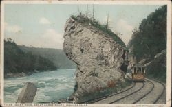 Giant Rock, Great Gorge Route, Niagara Falls Postcard