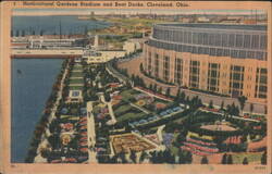 Horticultural Gardens, Stadium and Boat Docks Postcard