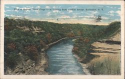 Genesee River Gorge from Driving Park Avenue Bridge Postcard