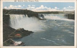 General View, Niagara Falls Postcard