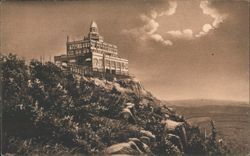 Mt. Tom, by Moonlight, Holyoke, MA Postcard