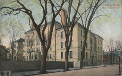 Lowell, Mass. High School Postcard