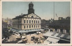 Faneuil Hall, Boston, Mass. Postcard