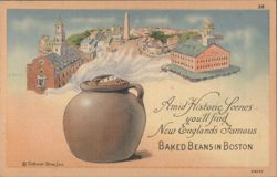New England's Famous Baked Beans, Boston Postcard