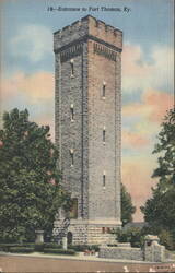 Entrance to Fort Thomas, Ky. Postcard