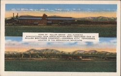 Miller Brand Oak Flooring Factory, Johnson City, TN Postcard