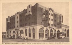 Dunbar Hotel, 115 Rooms, $1.00/Day, Los Angeles, CA Postcard