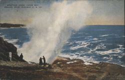 Spouting Horn, Depoe Bay, Oregon Coast Highway U.S. 101 Postcard