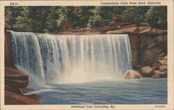 Cumberland Falls State Park, Kentucky Waterfall Postcard