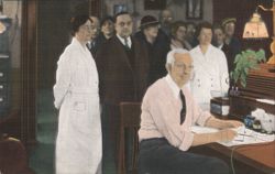 Office of Dr. Fred N. Bonine, Niles, MI Postcard