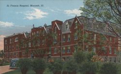 St. Francis Hospital, Macomb, Ill. Postcard
