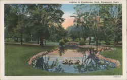 Lagoon in Vanderveer Park Postcard