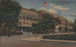 Steubenville High School, New Senior High, 1939 Building Postcard
