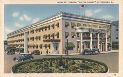 Hotel Gettysburg, On the Square Postcard