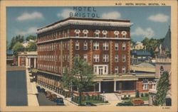 Hotel Bristol, Bristol, VA Postcard