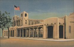U. S. Post Office and Federal Building, Santa Fe, NM Postcard