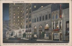 Mayflower Hotel & Harvey's Restaurant, Washington, D.C. Postcard