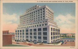 U. S. Post Office and Customs House Postcard
