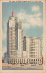 First National Bank Building, St. Paul, MN Postcard
