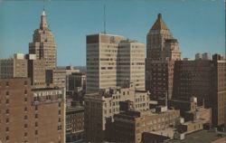 Skyline of Downtown Tulsa, Oil Capital of the World Postcard