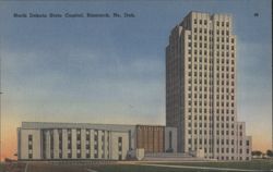 North Dakota State Capitol, Bismarck Postcard