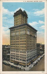 U. B. Building, Dayton, OH Postcard