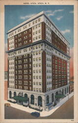 Hotel Utica Postcard