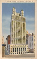 Fidelity National Bank Building, Kansas City, MO Postcard