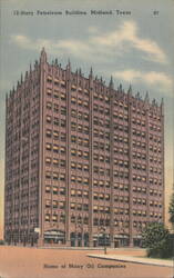 12-Story Petroleum Building, Midland, TX Postcard