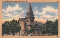 St. Paul's Methodist Church, Ocean Grove, NJ Postcard