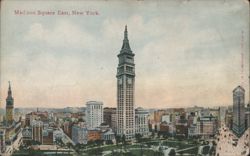 Madison Square East, Metropolitan Life Tower Postcard