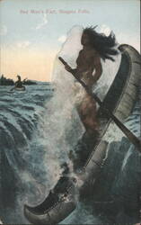 Red Man's Fact, Niagara Falls Postcard