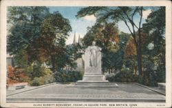 Elihu Burritt Monument, Franklin Square Park Postcard