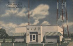 Transmitter Building Radio Station WVJS, Owensboro, Kentucky Postcard