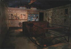 Egyptian Noble's Tomb Reproduction, Rosicrucian Museum Postcard