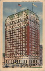The Blackstone Hotel - Michigan Ave. & 7th St. Postcard