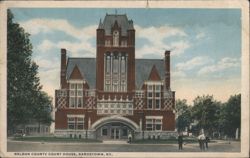 Nelson County Court House, Bardstown, KY Postcard
