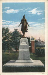 Pocahontas Monument, Jamestown Island Postcard