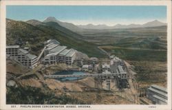 Phelps-Dodge Concentrator, Bisbee, Arizona Postcard