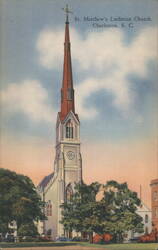 St. Matthew's Lutheran Church, Charleston, SC Postcard