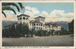 Casa Loma Hotel, Redlands, CA Postcard