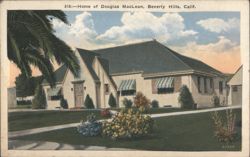 Home of Douglas MacLean, Beverly Hills, CA Postcard