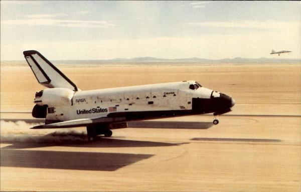Columbia Returns to Earth Space & Rockets