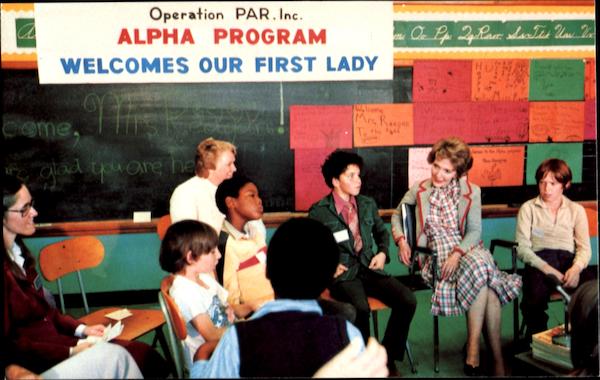 Nancy Reagan At Pinellas Park Ronald Reagan