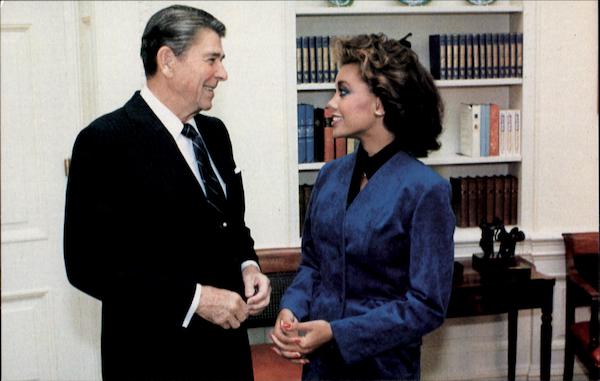 The New Miss America Vanessa Williams Ronald Reagan