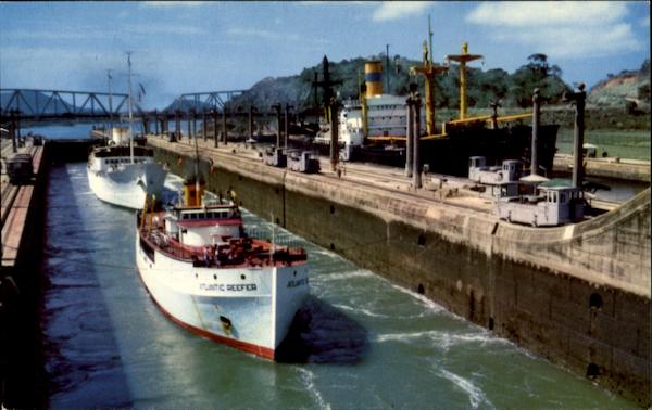 Panama Canal Boats, Ships