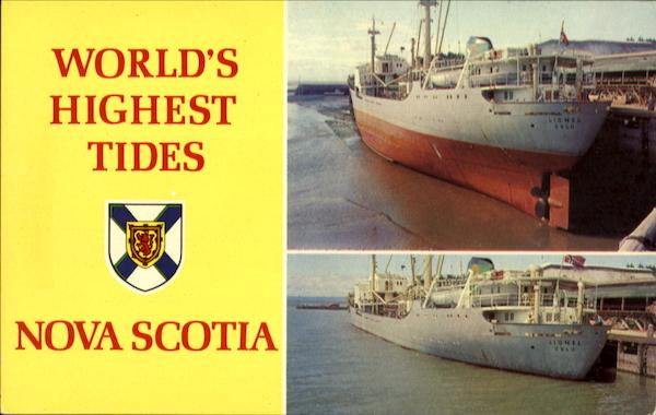 World's Highest Tides Boats, Ships